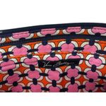Vera Bradley Frill Loves Me Pink Orange Blue Large Vinyl Tote Bag & Wristlet Set Photo 8