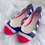 ASOS Black, White, and Neon Pink Ballet Flats Photo 1