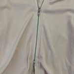 Beige Zipper Crop Top Tan Size M Photo 1