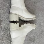 ShoeDazzle 9 Danilyn lug sole combat moto ankle boot 2442 Gold Photo 9