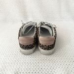 Oliver Cabell Women's Low 1 Leopard Lace Up Pink Suede Heel Accent Sneakers 37 Brown Size 6 Photo 4