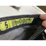 Indigo Rein  Womens Juniors Jeans Size 5 Black Distressed Skinny w/Belt Glitter‎ Photo 3