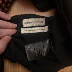 Urban Outfitters Black Wooden Boho Beaded Tie Back Crop Top Women’s Size Small Photo 5