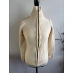 Vintage Jean Paul Gaultier Wool Zip Up Turtleneck Sweater Cream Size L Size L Photo 1