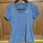 Under Armour Women's Heather Gray Short Sleeve HeatGear Tee Photo 0