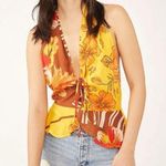 Free People Hot Tropics Halter Neck Papaya Combo Top Size Large Photo 0