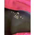 Adidas  Womens Climalite Black Pink Striped Athletic Capri Pants S Photo 3