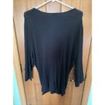 Party City Black Beaded Top Vintage‎ 1X Apt9 Gathered Front Photo 3