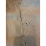 Rebecca Taylor Women's Ivory Sequin Jacket Size 4 Elegant Open Front Photo 8