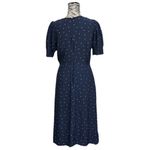 Loft Heart Novelty Midi Dress Women's 6P Coquette Soft Girl Cottegecore Coastal Photo 4