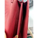 Badgley Mischka Crossbody Chevron Quilted Center Cover - Wine Photo 3