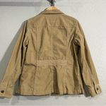 Eddie Bauer  Women’s Corduroy Trucker Jacket Tan Large 100% Cotton Excellent Photo 1