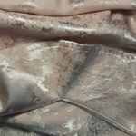 Lulus Calla Love Satin Jacquard Champagne Slip Midi Dress Women's Medium Photo 8