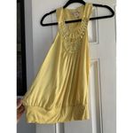 Arden B - Luxe  SILK Spaghetti Strap Top Womens Camisole‎ Size Xs Yellow Photo 2