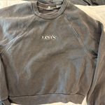 Levi's Levi’s Light Washed Cropped Sweatshirt S Photo 0