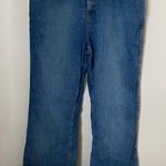 Fibers Jeans Barbara Lesser Neutral Casual Blue Womens Size 14 Wide Leg Classic Blue Photo 0