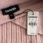 EXPRESS NEW super high-waisted cable knit faux wrap mini sweater skirt - large Photo 5