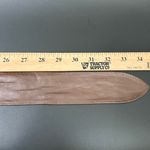 Vintage Unsigned Brown Soft Genuine Leather Women’s Dress Belt Size One Size Photo 8