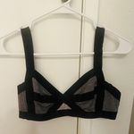 H&M Black & Grey Strappy Bralette Sports Bra Photo 0