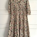 ZARA  Martina Midi Cream Print Dress, size XS Photo 2