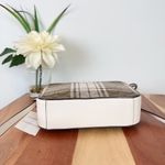 Coach NWT Mini Camera Bag In Signature Canvas With Hunting Fishing Plaid Print Photo 5