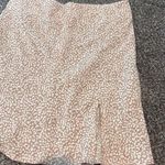 Princess Polly Leopard Print Mini Skirt | Size 2 | Pink & Cream Photo 1