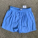 J.Crew *NWT* Mercantile size XS blue casual flowy drawstring shorts Photo 0