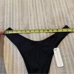 Somerfield Swim Reethi High Cut Cheeky Ribbed Bikini Bottom in Black Large NWT Photo 6