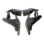 OTBT  Metaphor” Block Heel Sandal. Black. 100% Leather. Size 9M Photo 10