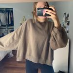 ZARA Brown Crewneck Sweater Photo 0