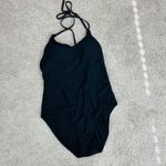 Athleta Keyhole One Piece Swimsuit in Black Size Medium Photo 3