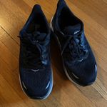 Hoka Black & White Clifton 8 Running Shoes, Size 9.5B (Women’s) Photo 1