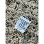 Cable & Gauge Cable Gauge Beige Crochet Open Front 3/4 Sleeve Cardigan Sweater Women One Size Photo 6