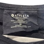 Athleta Medium M Black Heather Foothill Seamless Short Sleeve Tee Crew Neck Top Photo 2