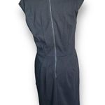 Saks 5th Avenue Saks Fifth Avenue Cap Sleeve Knee Length Black Cowl Neck Dress Size 8 Minimalist Photo 7