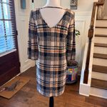 Pink Owl Apparel EUC Plaid Lined Scoop Neck Dress or Tunic w/ Balloon Sleeves Photo 1