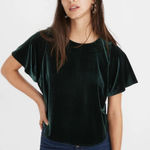 Madewell Velvet Butterfly Top Photo 0