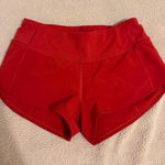 Lululemon  Speed Up 2.5" Low-Rise Red Photo 0