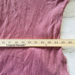 Free People  Fall For You Henley Sweet Cranberry Long Sleeve Oversized Top Sz M Photo 5