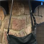 Stone Mountain Versatile Black Leather Shoulder Bag with Adjustable Straps Photo 3