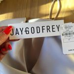 JAYGODFREY Strapless Silver Gown Gray Size 00 Photo 4