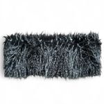 Leith Black Faux Fur Shawl Shrug Cape NEW NWT elegant wedding NYE formal evening Photo 1