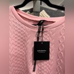 Pink Cable Knit Sweater with Ring Zip Size XXL Photo 6