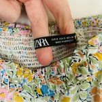 ZARA  Floral Printed A Line Ruffle Summer Mini Dress S Photo 4