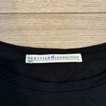 Peruvian Connection  Pima Cotton Modal Puff Bubble Sleeve Shift Dress Size M Photo 4