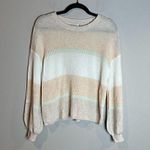 Gentle Fawn  pastel light striped sweater Photo 0