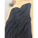 Light In The Box By  Navy Blue Strapless Maxi Dress 1X Bridesmaid Prom Formal Photo 7