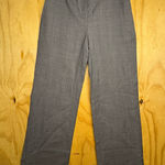 Loft  Women's Gray Plaid Career Dress Pants Work Office‎ Trousers Photo 0