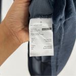 Sophie Rue Blue Velvet Gathered Ruched Long Sleeve Button Front Dress Size S Photo 6