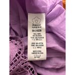 Farm Rio  Lilac Cut Out Guipire Midi Dress Size Small New w/tag $380 Photo 6